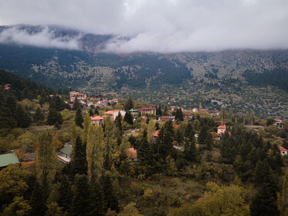 Parnassus Dreamwood Chalet Eptálofos Exterior photo